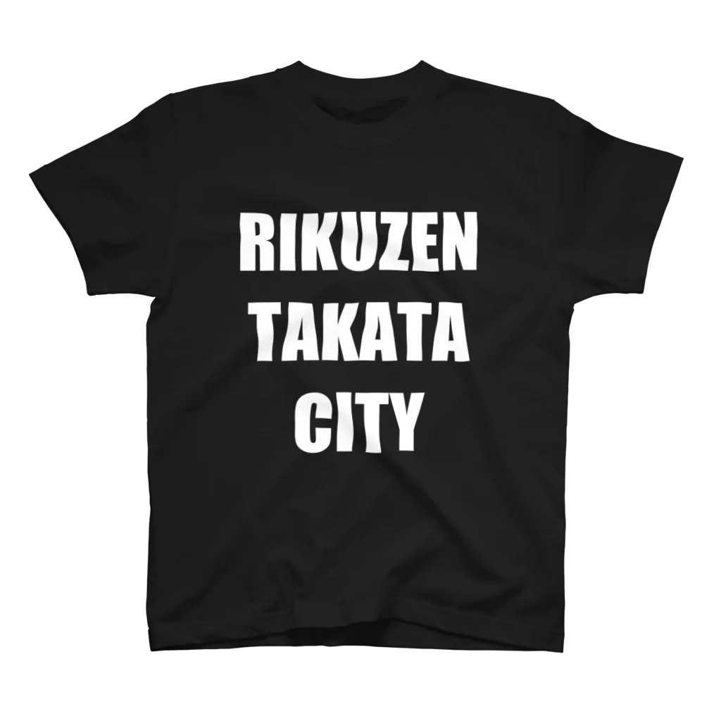 【公式】RE EARTH TV / リアスティーヴィーのRIKUZENTAKATA CITY - Tee（WH-Dark Color）スタンダードTシャツ スタンダードTシャツ