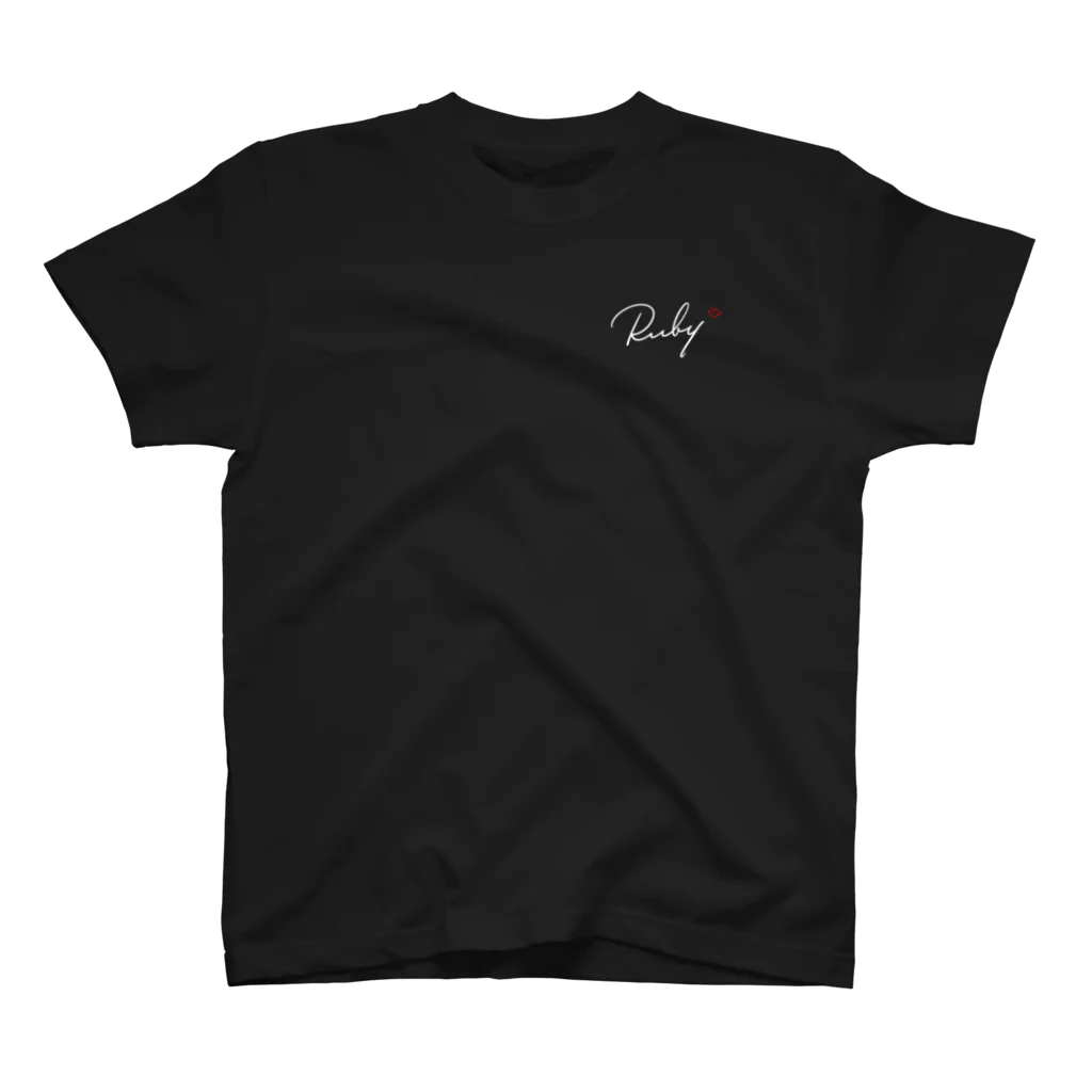 RubyのRubyTシャツ白文字ver スタンダードTシャツ