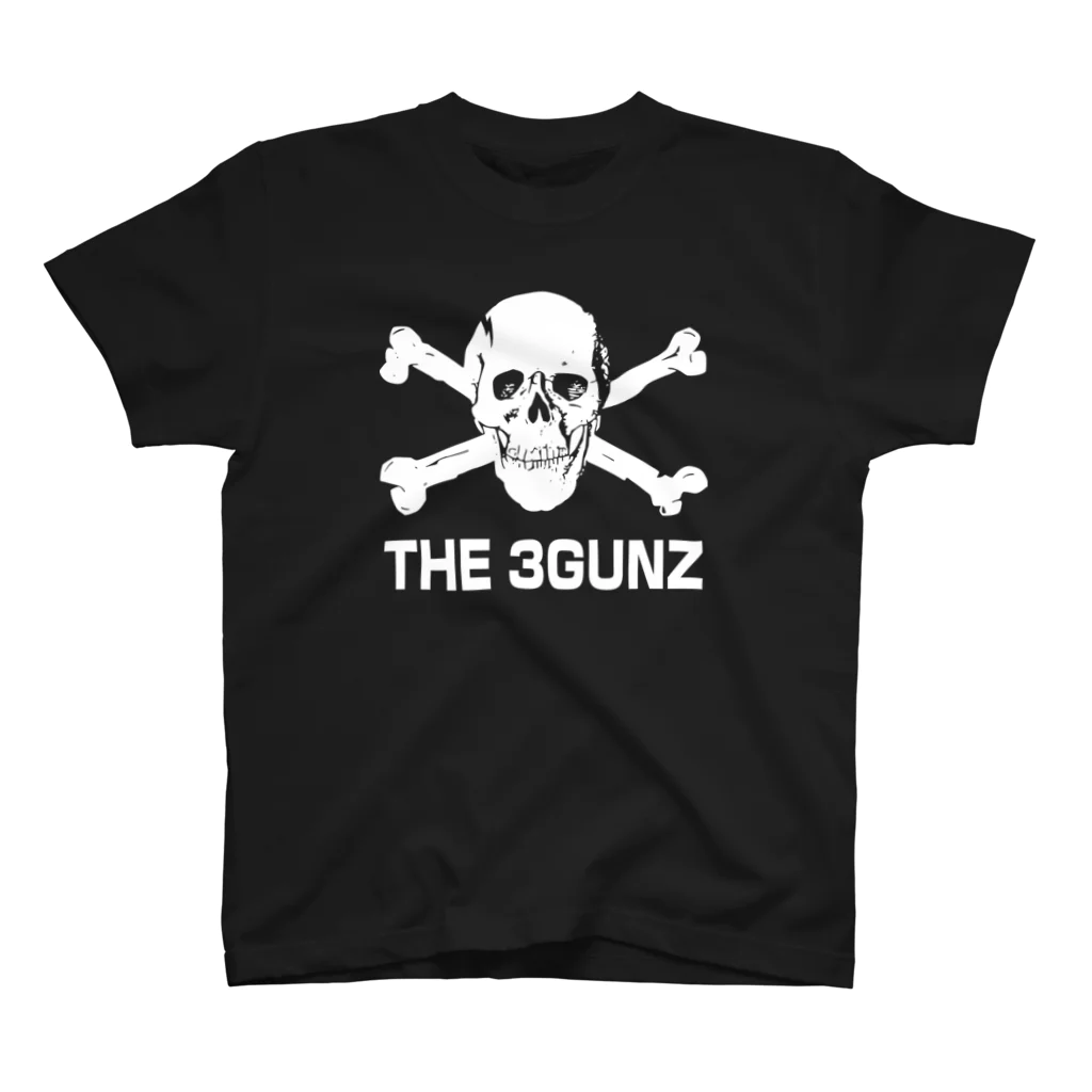 BlackRedCheeZのThe3Gunz／ "Jolly Roger" スタンダードTシャツ