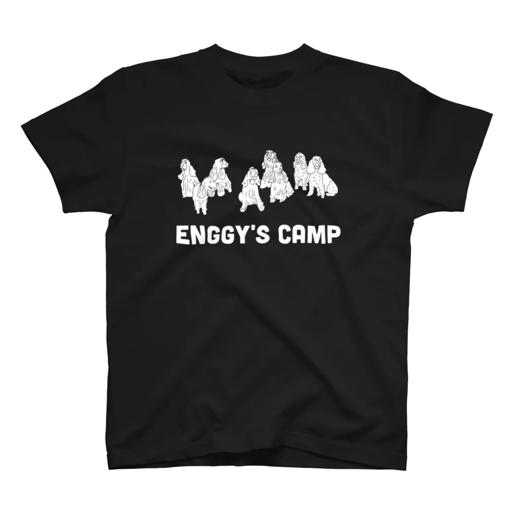 Dog On Boardのenggyscampblack スタンダードTシャツ