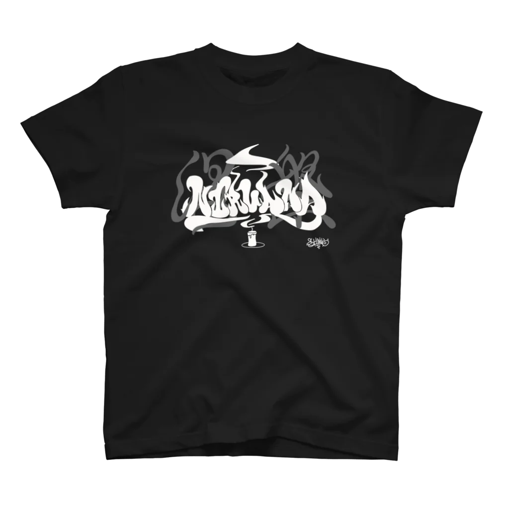 僧侶しんこうの仏教語グラフィティ「涅槃(nirvana)」衣類 スタンダードTシャツ