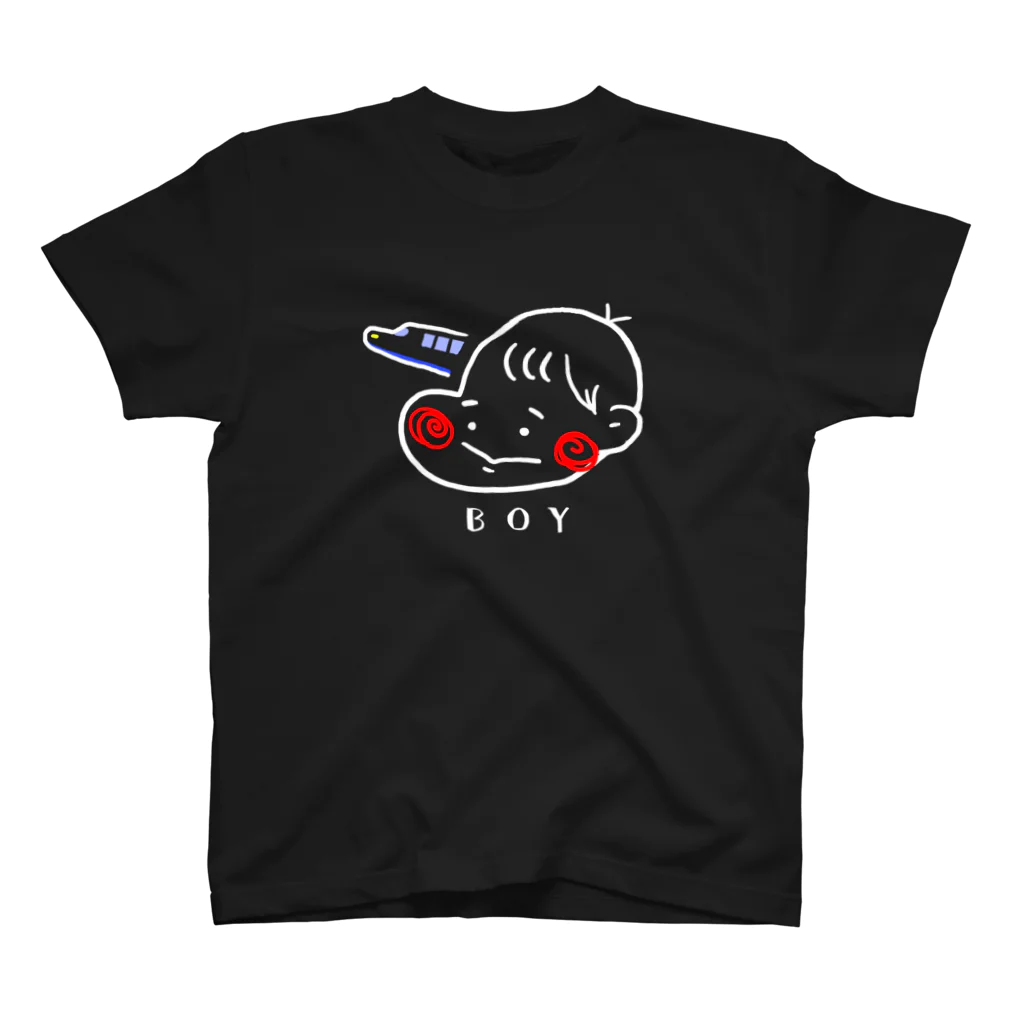 momomomotamaの電車大好きBOY スタンダードTシャツ