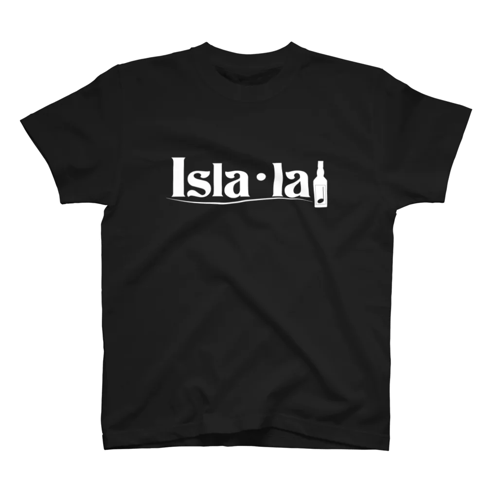 isla_laのIsla･laロゴ（白）スタンダードTシャツ Regular Fit T-Shirt