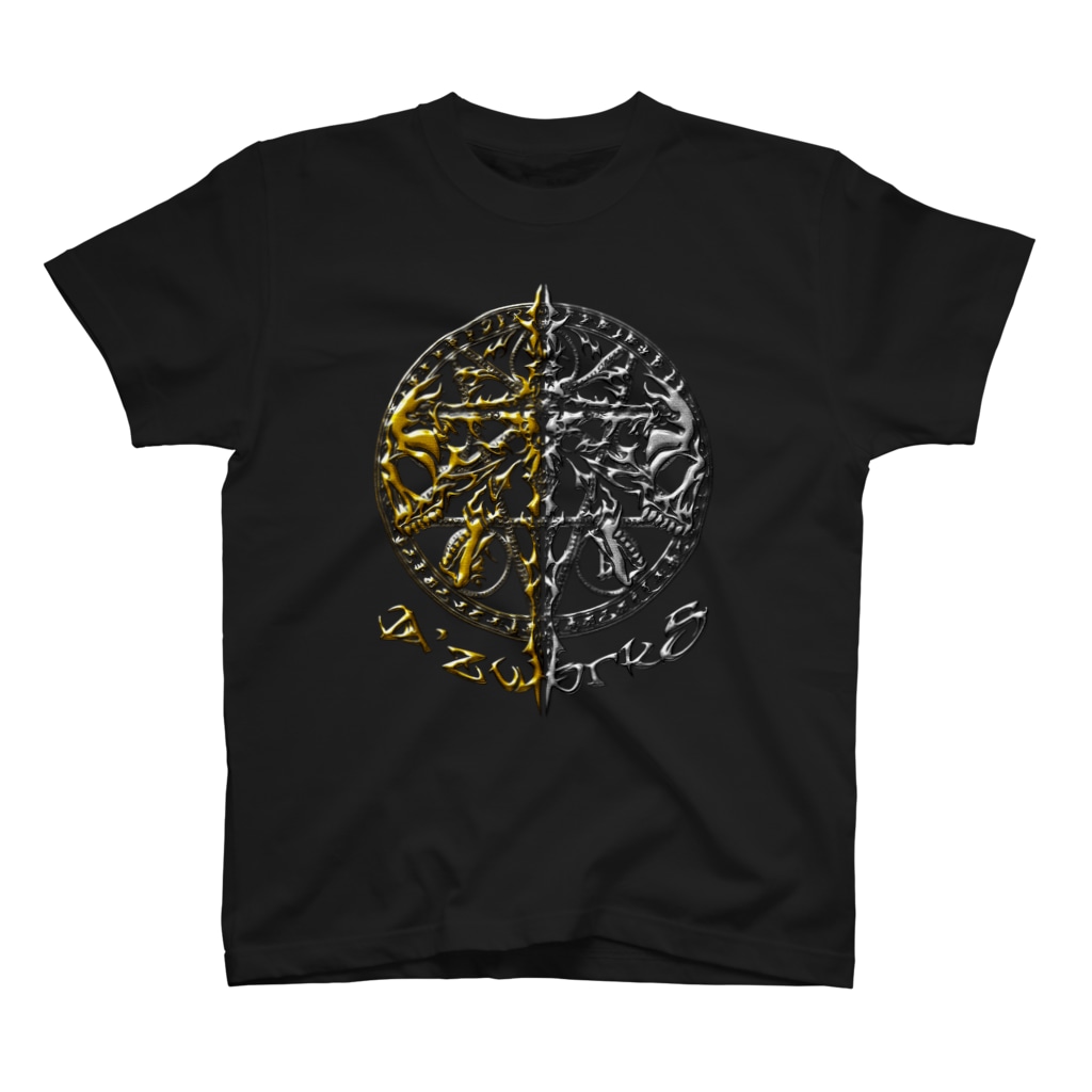 Ａ’ｚｗｏｒｋＳのTRIBALCROSS GLD&SIL SCALES Regular Fit T-Shirt