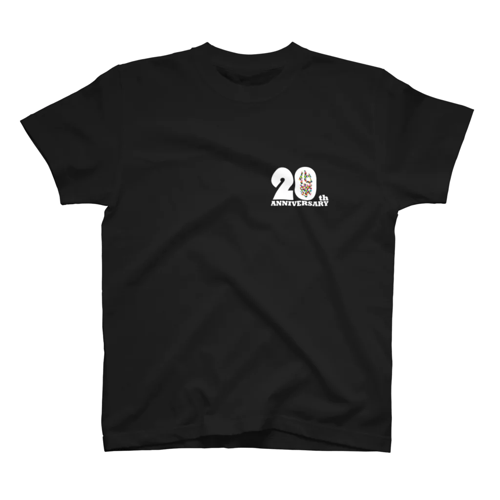 化楽オフィシャルグッズ販売の20周年ワンマンライブT　濃色 スタンダードTシャツ