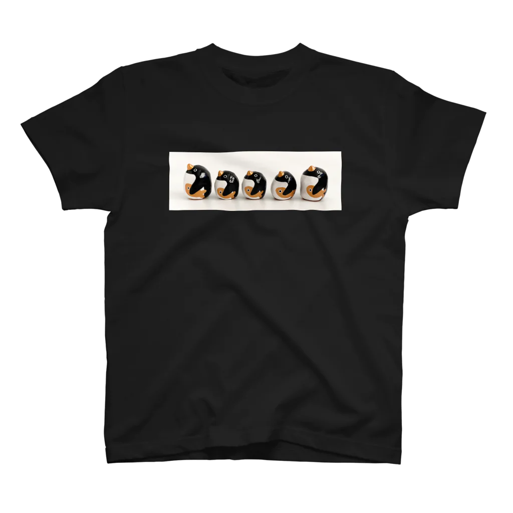 ムラタハリコのペンギンの整列 スタンダードTシャツ