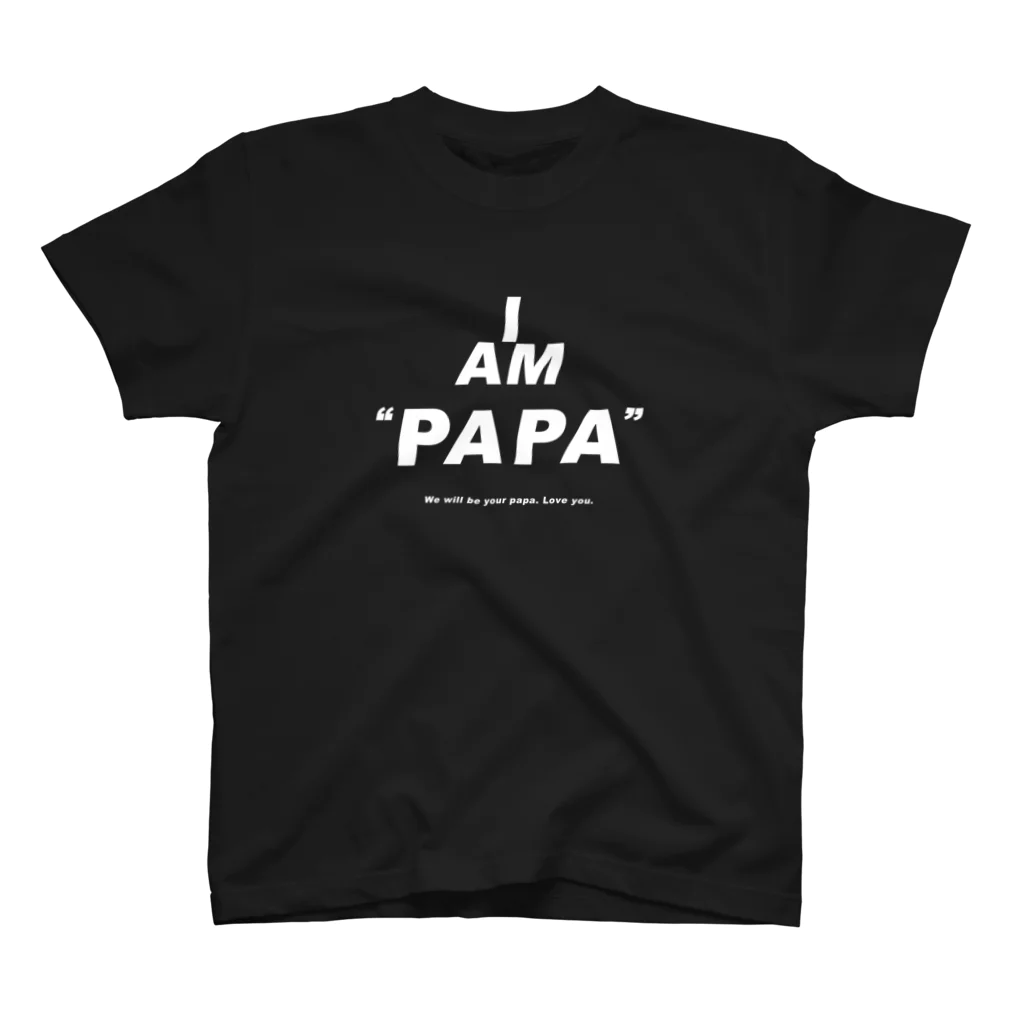 amai_biscuitのI AM PAPA スタンダードTシャツ