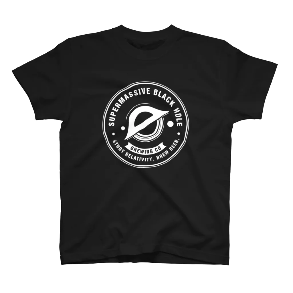 Super Massive Blackhole BreweryのSMBB Logo White スタンダードTシャツ