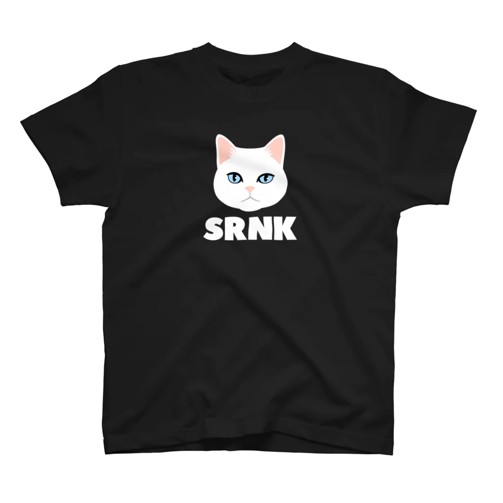 chi-bitのうちのこ・SRNK（シロネコ） スタンダードTシャツ