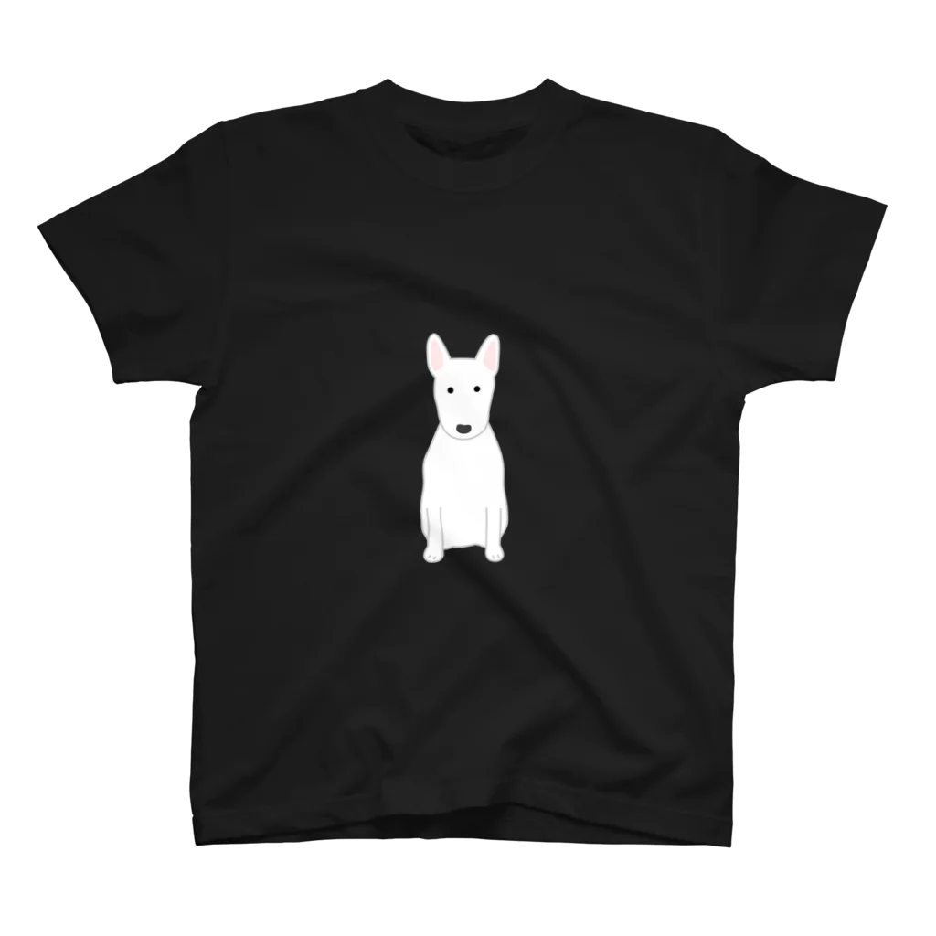 ゆいたっく／犬イラストのミニチュアブルテリア スタンダードTシャツ