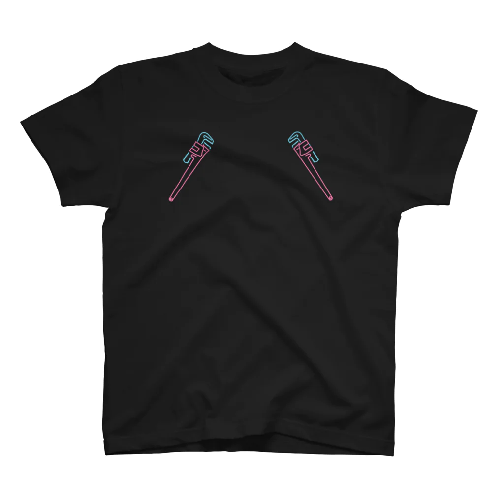 文化人のwrench(neon) スタンダードTシャツ