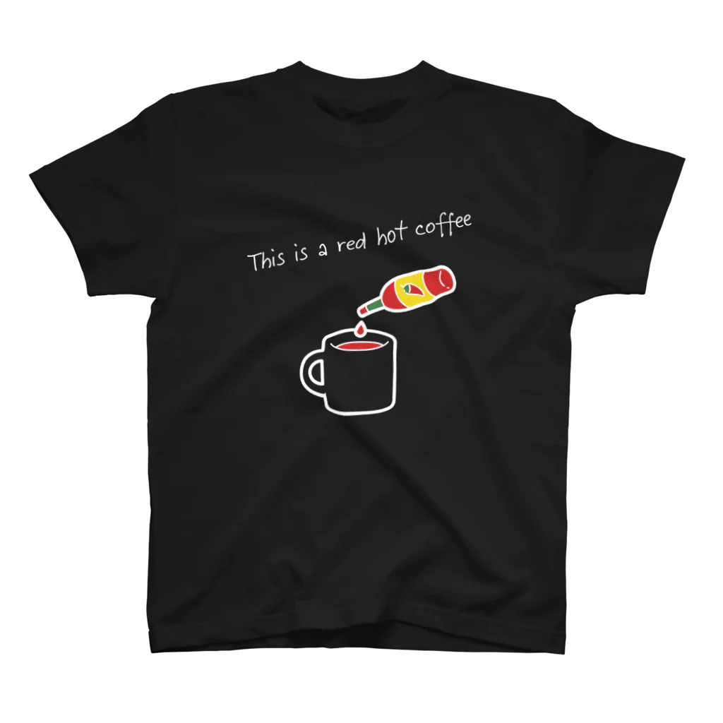 Medama-clapのRed hot coffee スタンダードTシャツ