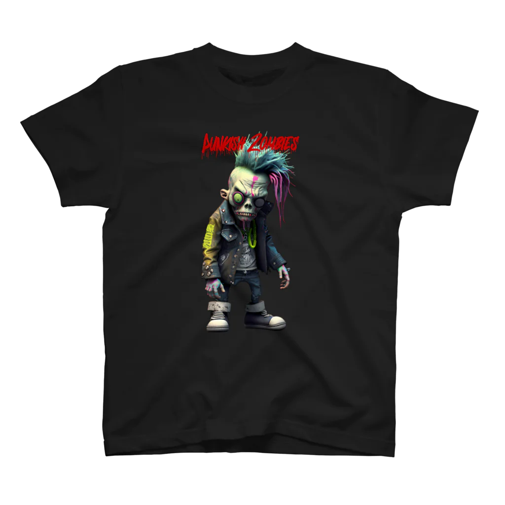 Punkish ZombiesのPunkish Zombies / パンキッシュゾンビ #10 南無阿弥バージョン スタンダードTシャツ