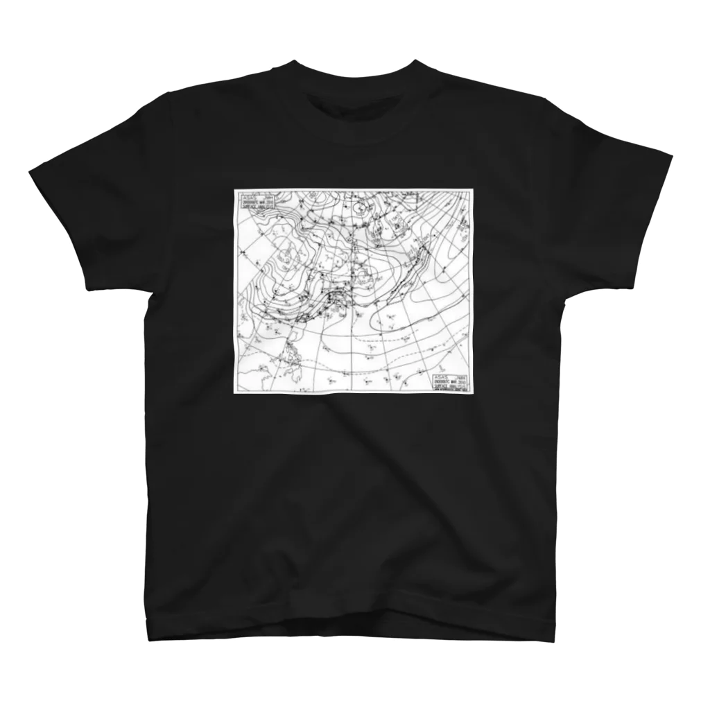 poohsan_rinseの天気図 スタンダードTシャツ