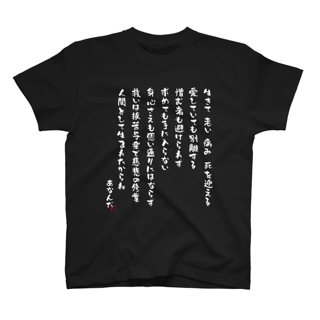 あなんだの第九弾 生老病死 Regular Fit T-Shirt