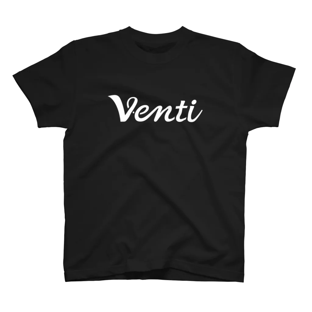 Venti_SPICELABのVenti_ノーマルロゴ_WH スタンダードTシャツ