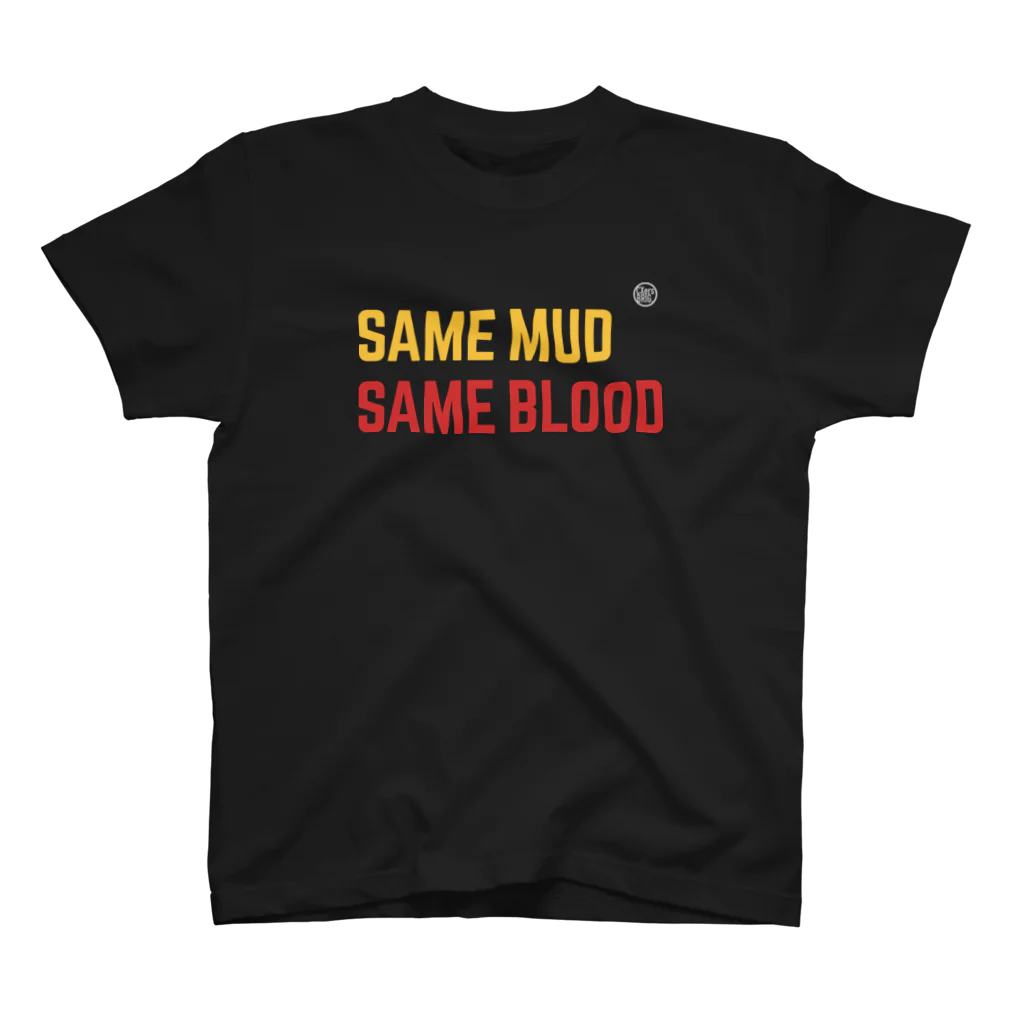 イヌとはしるの【CXers BRIG.】SAME MUD,SAME BLOOD  Regular Fit T-Shirt