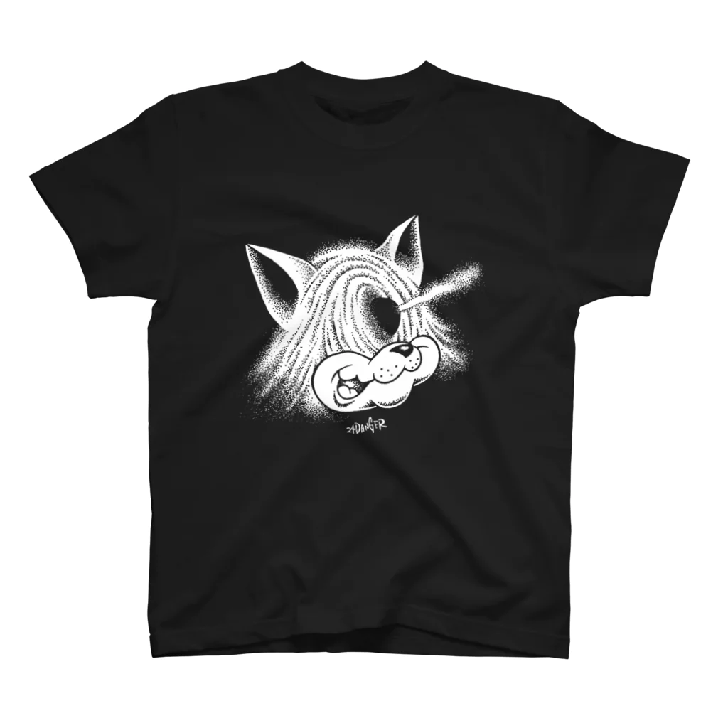 24DANGERのブラックホール猫 Regular Fit T-Shirt