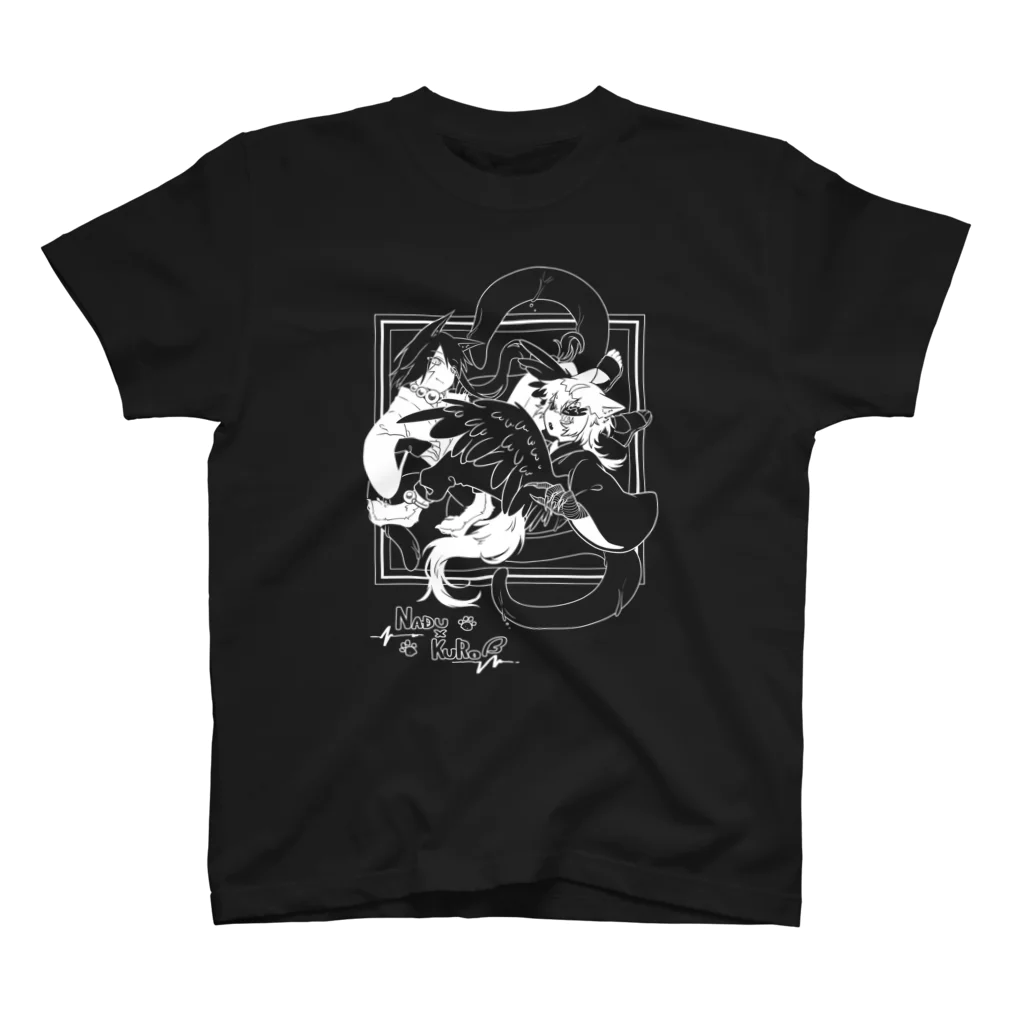 狐火箱のNADU×KURO(濃色地向け) スタンダードTシャツ