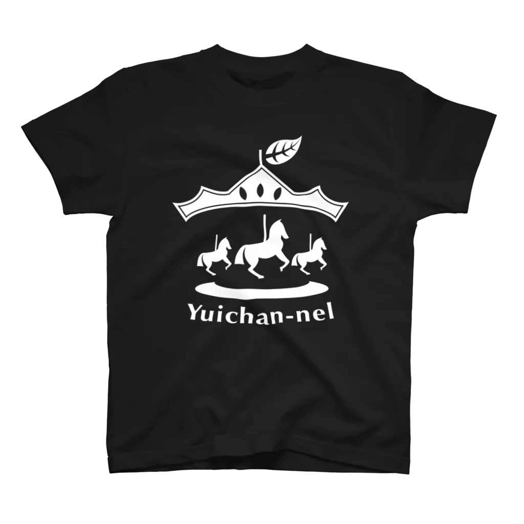 うさぎᕱ⑅ᕱ♥originalのYuichan-nel LOGO(白) スタンダードTシャツ