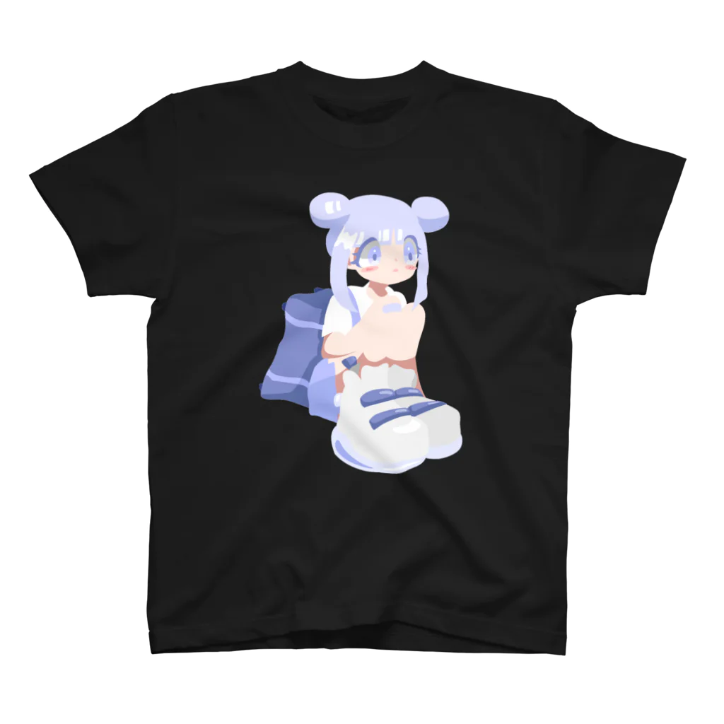 mayoi-chanのキョトン顔JK mayoichan カラーのみ スタンダードTシャツ