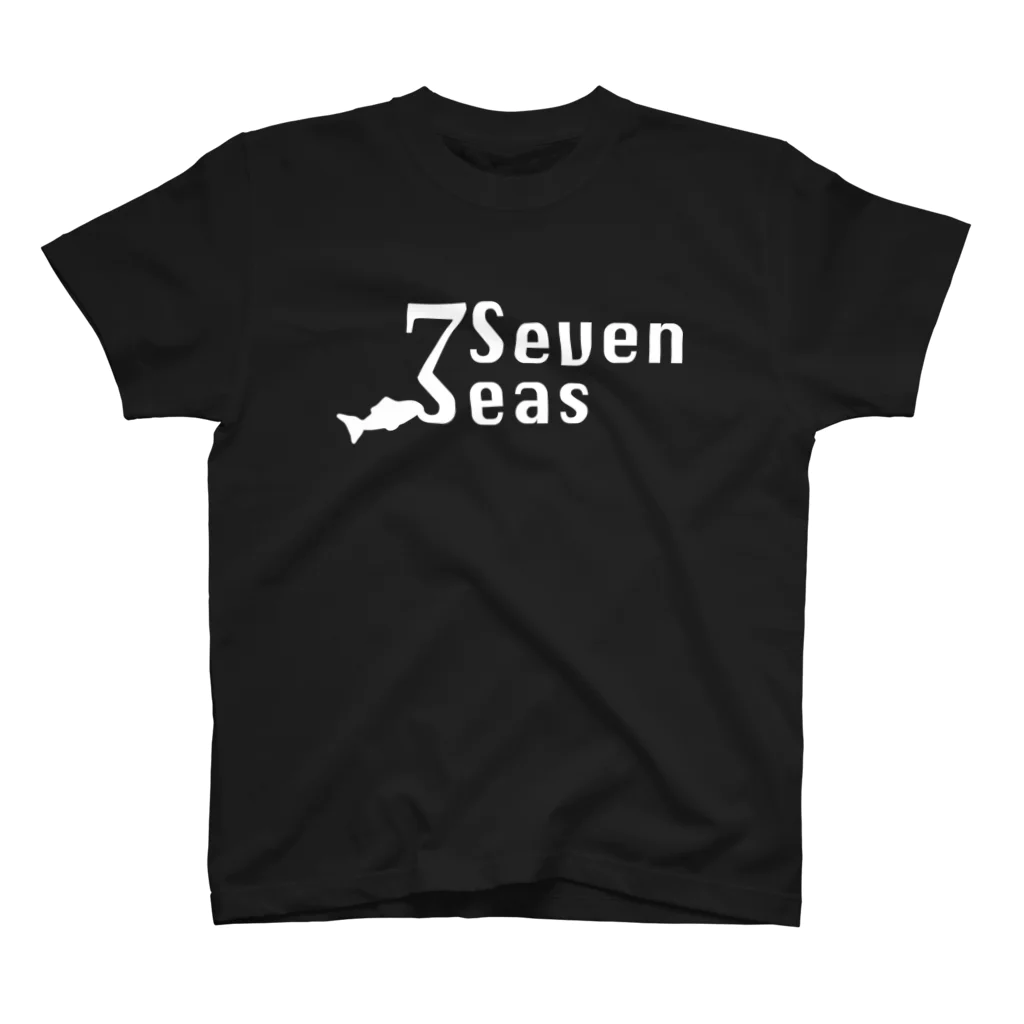 セブンシーズ Online StoreのSeven Seas モチーフロゴ（白文字） スタンダードTシャツ