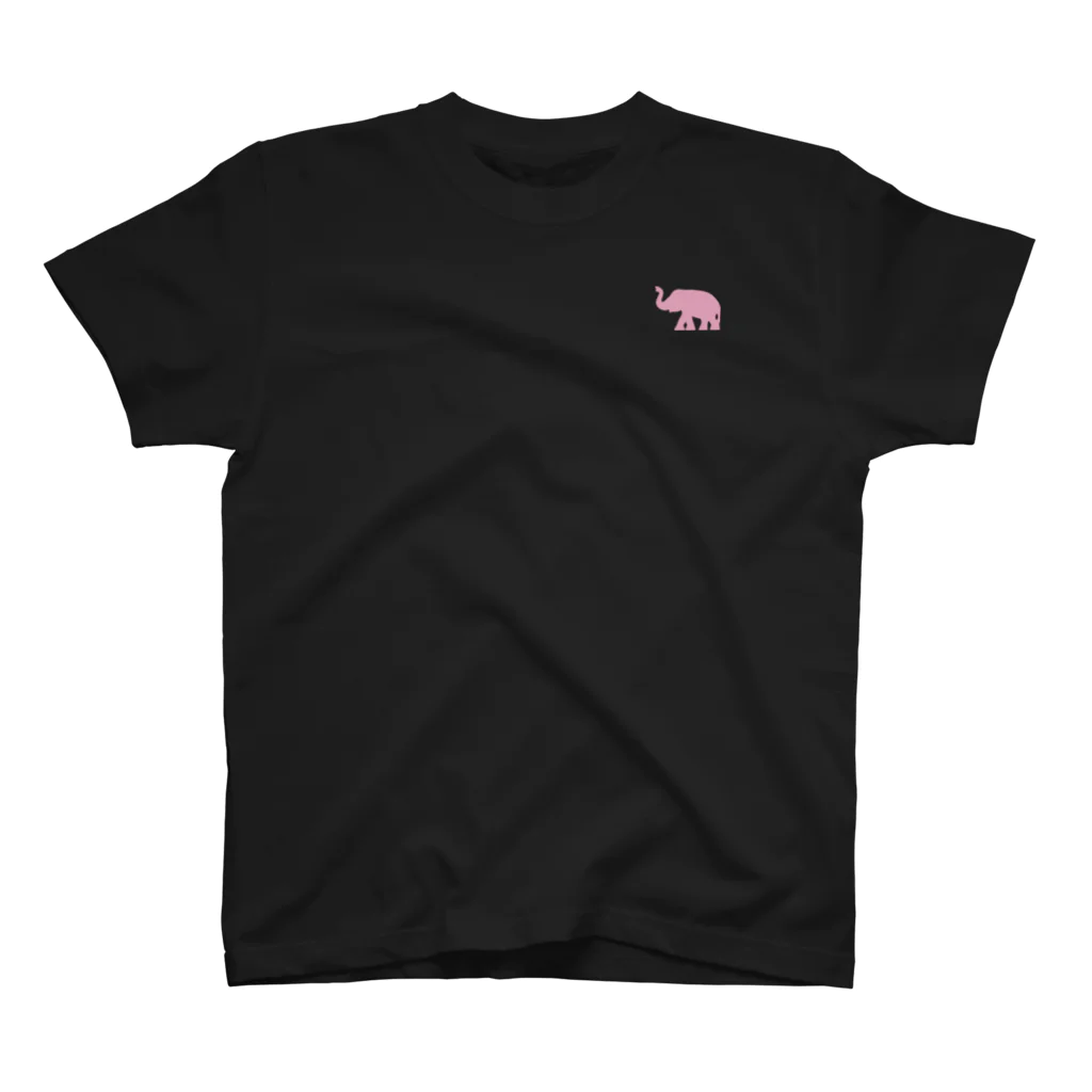 タイランドハイパーリンクス公式ショップのタイランドハイパーリンクス「ピンクのゾウ」 スタンダードTシャツ