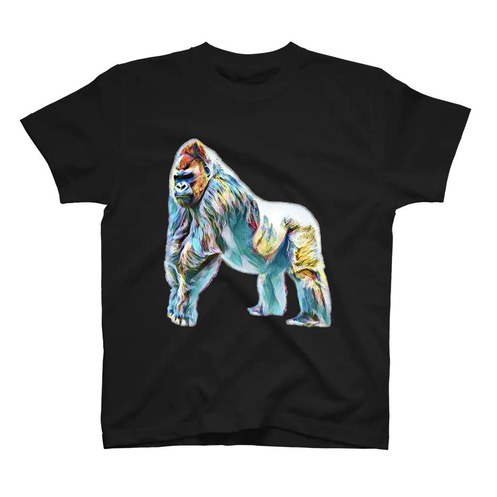 Na-choa*ナチョアのArtistic Gorilla スタンダードTシャツ