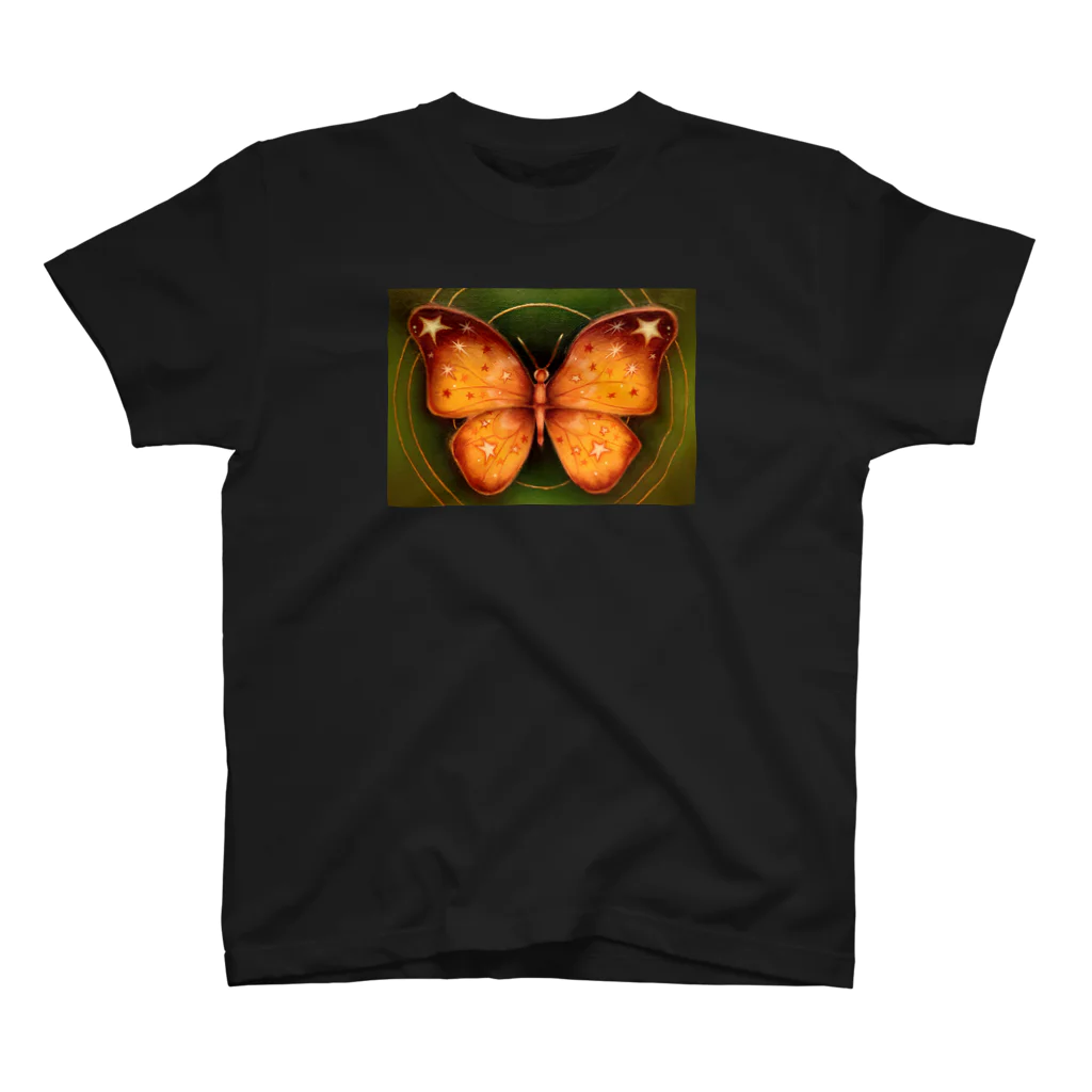 R i oの地の星蝶 Regular Fit T-Shirt
