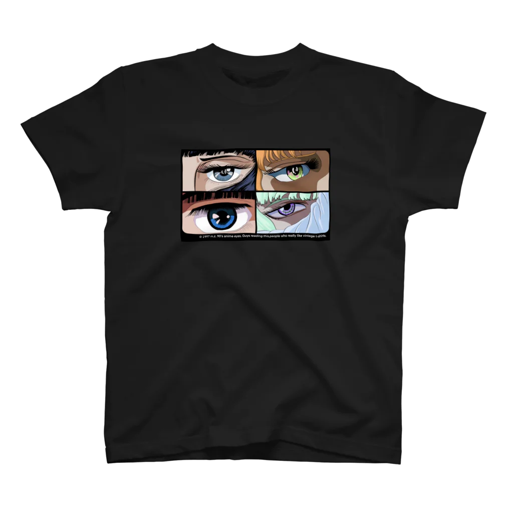 ミゾの90′s anime eyes t-shirt スタンダードTシャツ