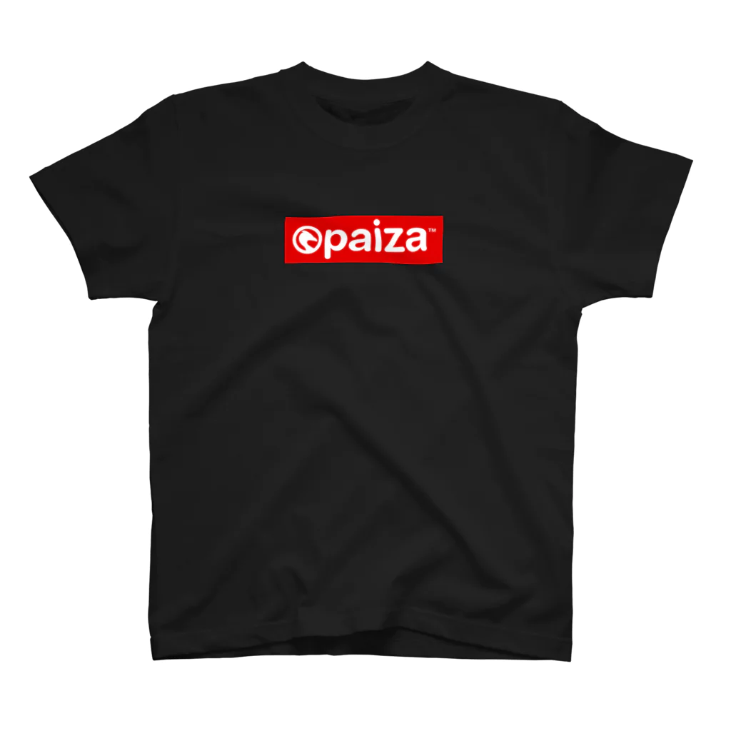 ぱいじょ！ショップのpaiza 赤枠ロゴ スタンダードTシャツ