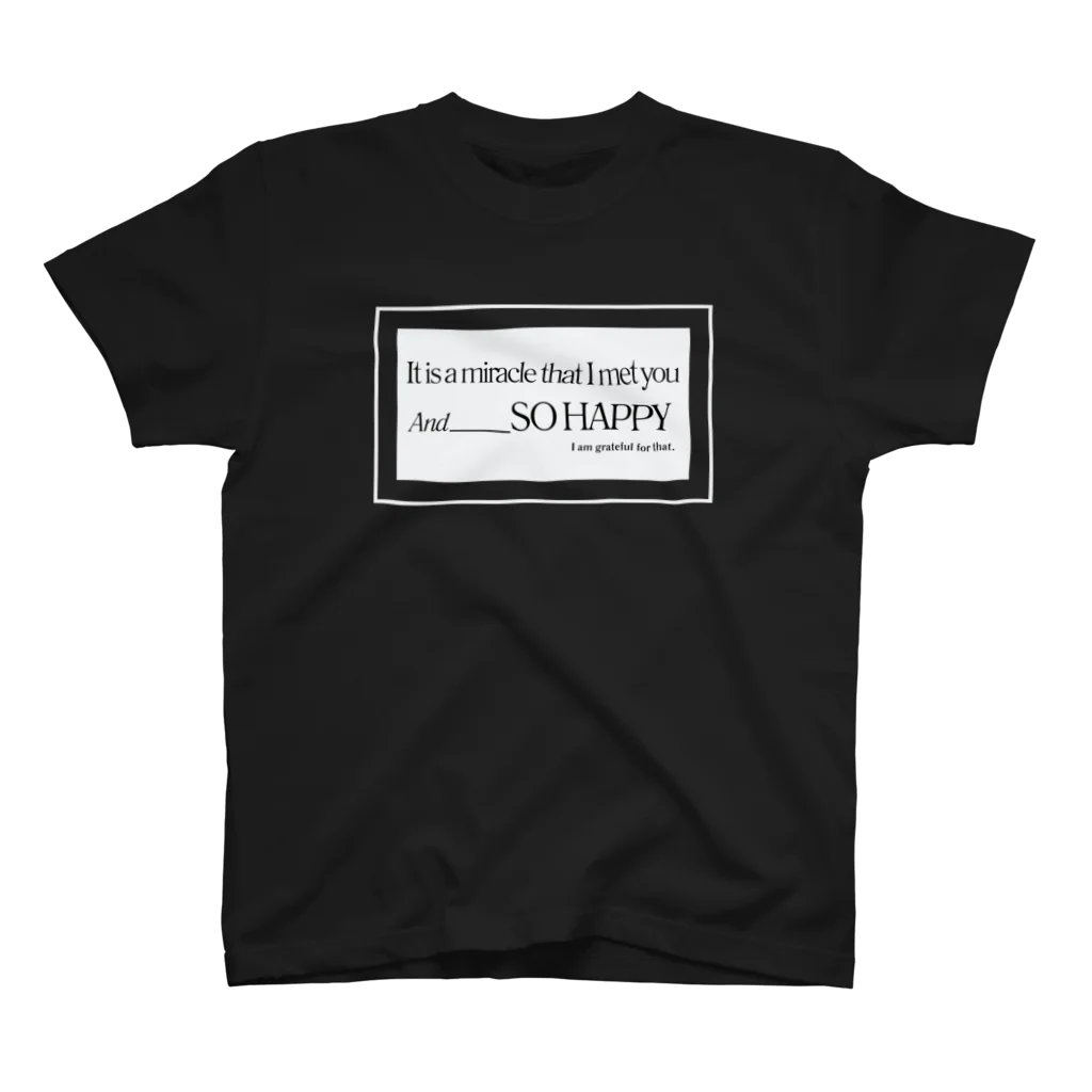 これいいかもTシャツ製作所のSO HAPPY Regular Fit T-Shirt