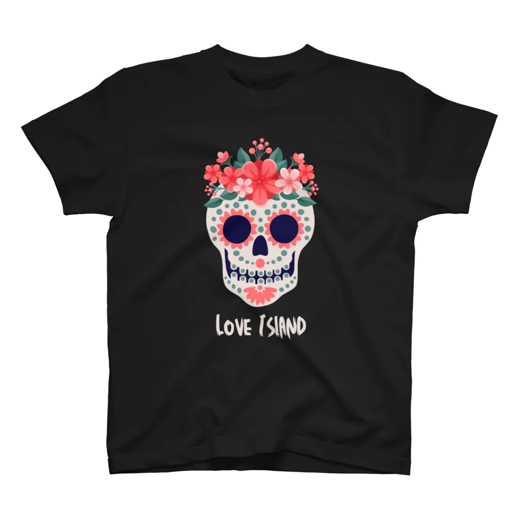 Love Islandのskull　Lady スタンダードTシャツ