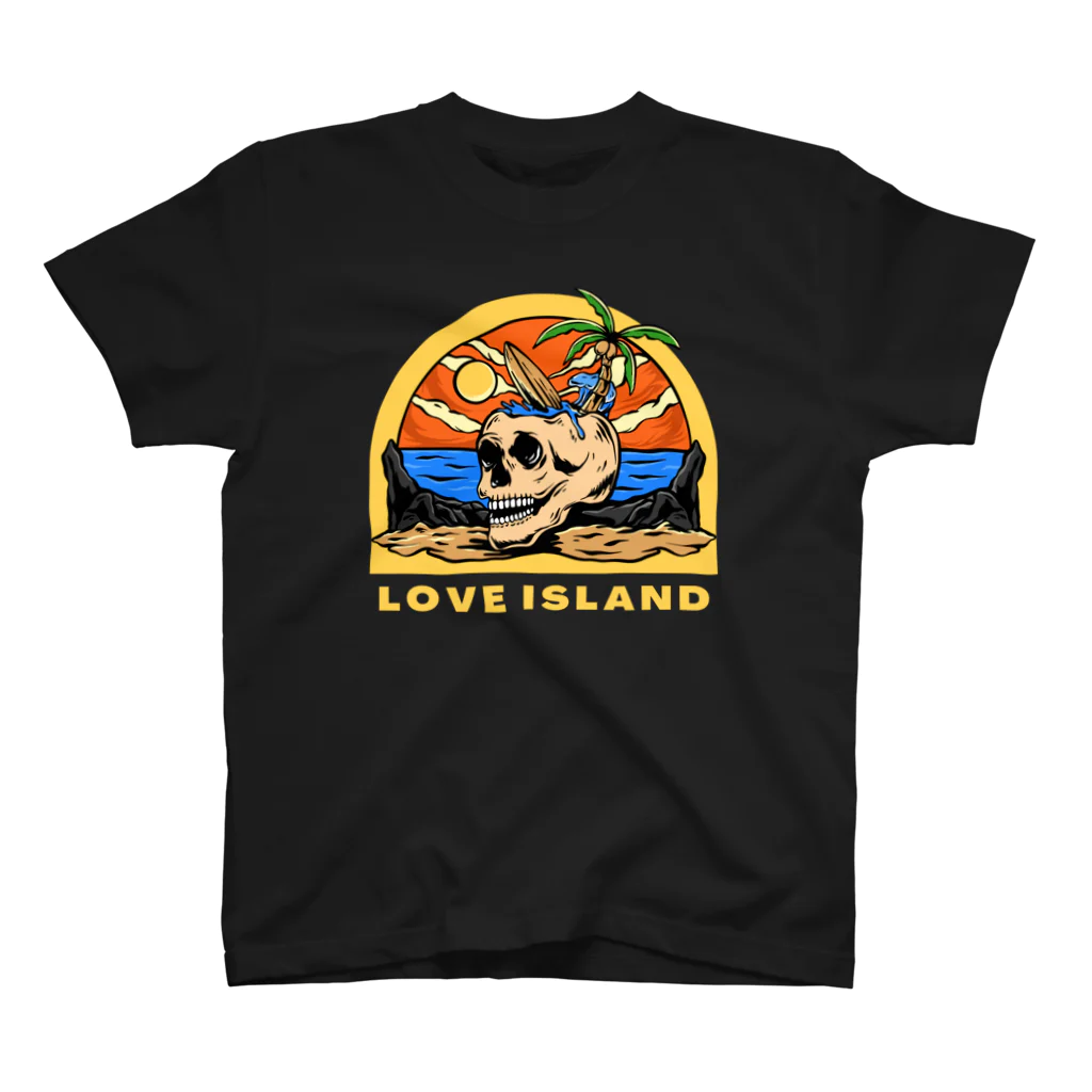 Love IslandのIslandskull01 スタンダードTシャツ