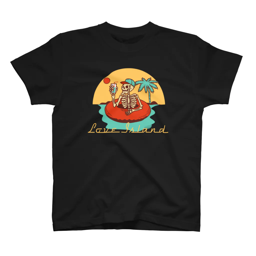 Love IslandのIslandskull02 スタンダードTシャツ