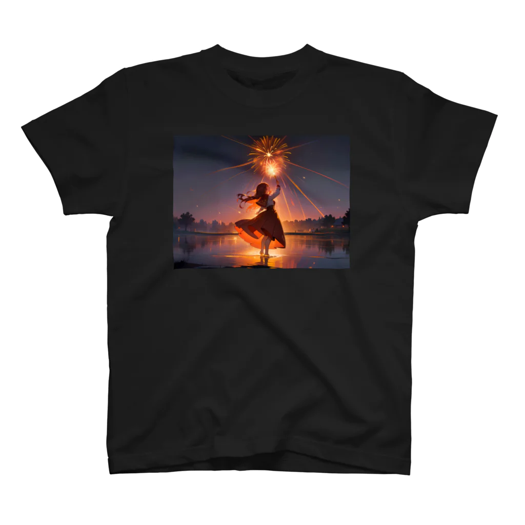 卯月なのかのFireworks Journey　〜夏の彩夜の旅〜　　No.1　「花火絵師」 Regular Fit T-Shirt