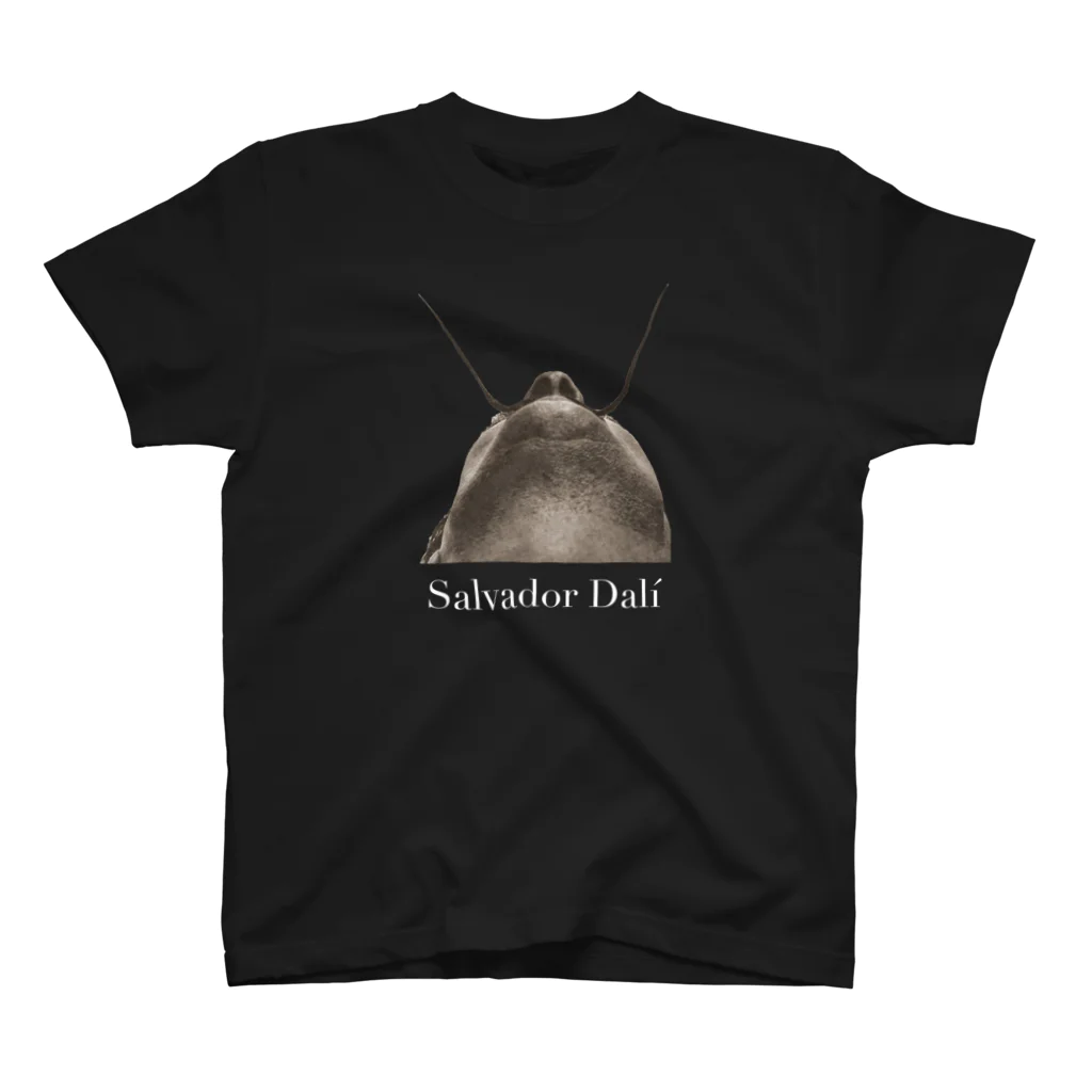 bayashinoriのサルバドール・ダリのヒゲ 下アングルから スタンダードTシャツ