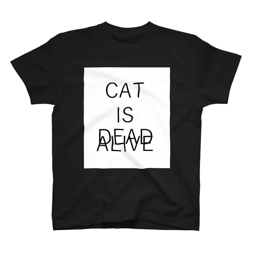 ゆらゆらショップのシュレディンガーの猫 スタンダードTシャツ