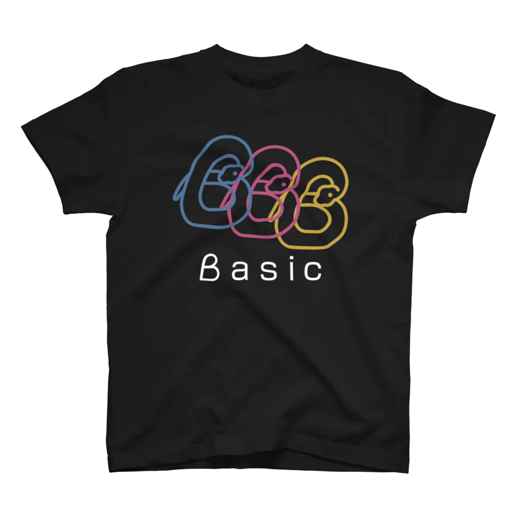 Basic はるのBaisc ３色ロゴ Regular Fit T-Shirt