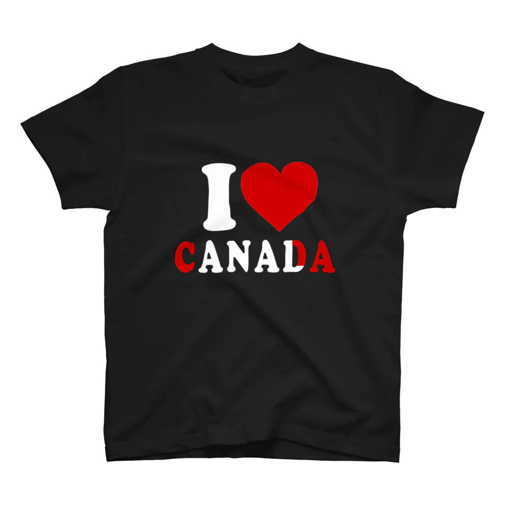 PANIQLOGのI LOVE CANADA Tシャツ★2 スタンダードTシャツ