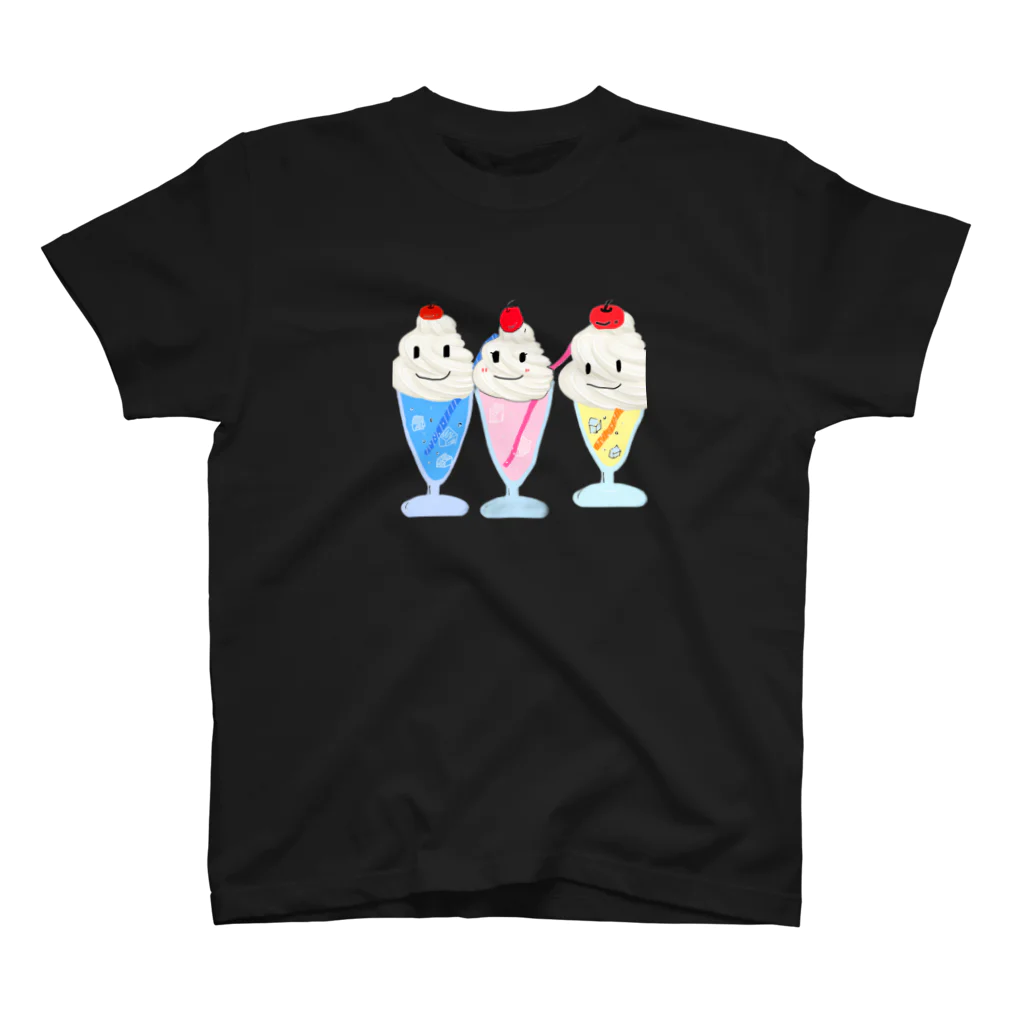 chiro&kuroのクリームソーダー三兄弟 Regular Fit T-Shirt