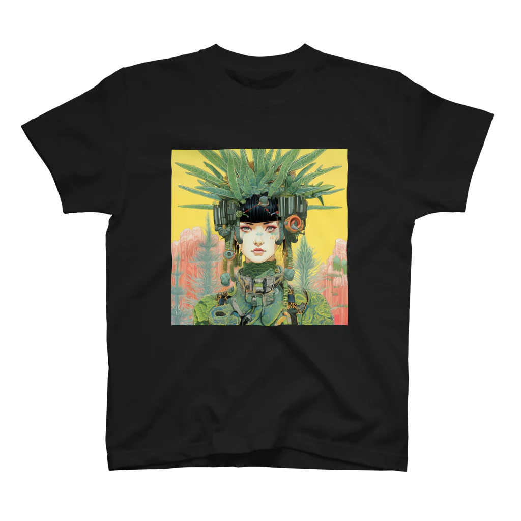 Cyber CactusのCactus - Woman 1 Regular Fit T-Shirt