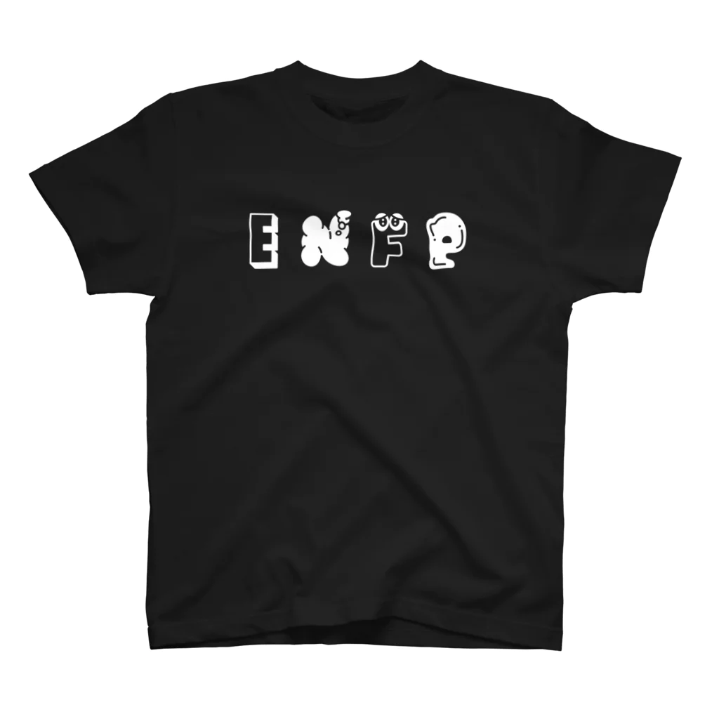 6_8のMBTI　ENFPさん用　グッズ　黒 スタンダードTシャツ