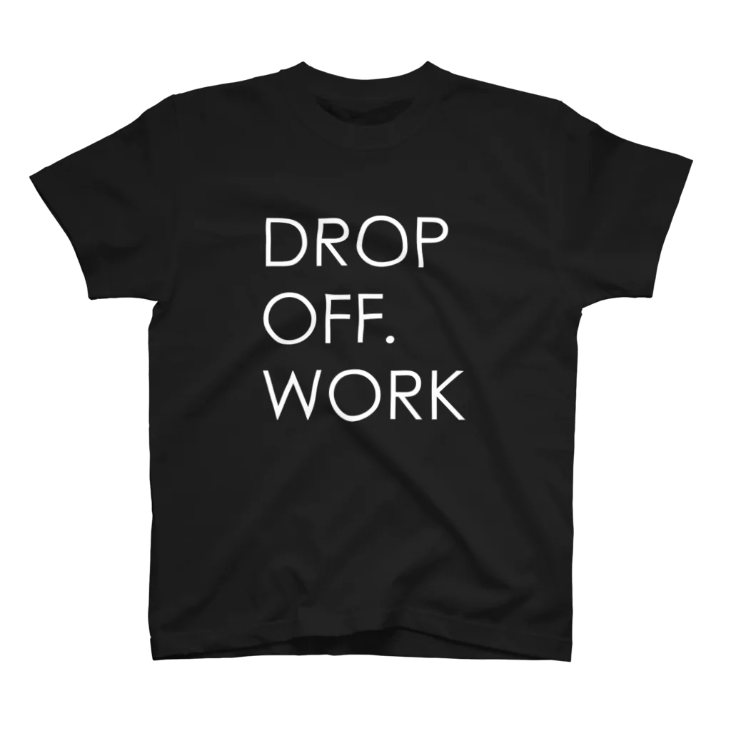 DROPOFFのDROPOFF Tシャツ（字白）001 スタンダードTシャツ