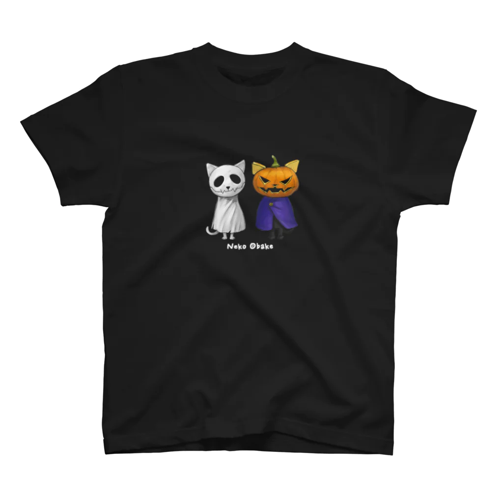 ハナイとトンのネコオバケ（カボチャたち） スタンダードTシャツ