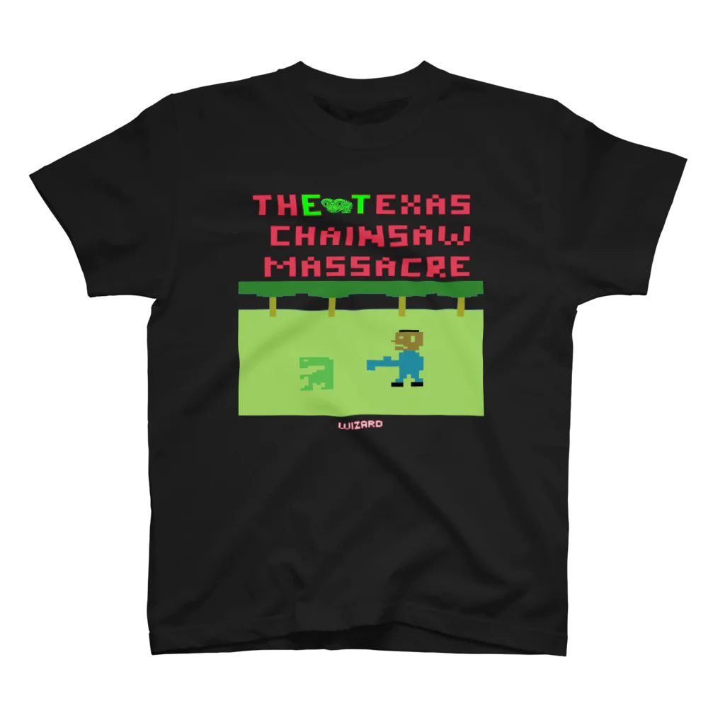 AREA247 <エリア247>  / DUPUDUDE / ATTACK OF THE 50 FEET GEEKSのTH"E T"EXAS CHAINSAW MASACRE スタンダードTシャツ