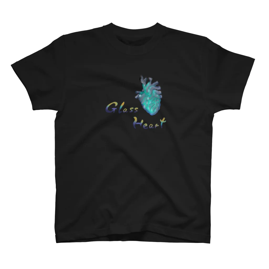 Mountain-and-Valleyのglass heart スタンダードTシャツ