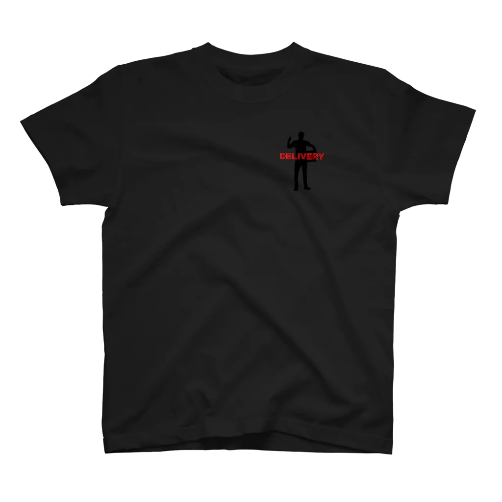 freenotomoの配達員アイテム　” delivery” Regular Fit T-Shirt