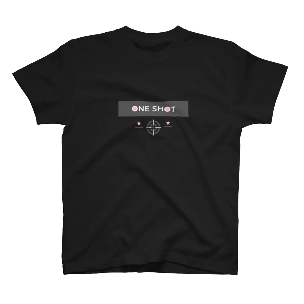 るっきっきのONE SHOT るきサバ白文字 Regular Fit T-Shirt