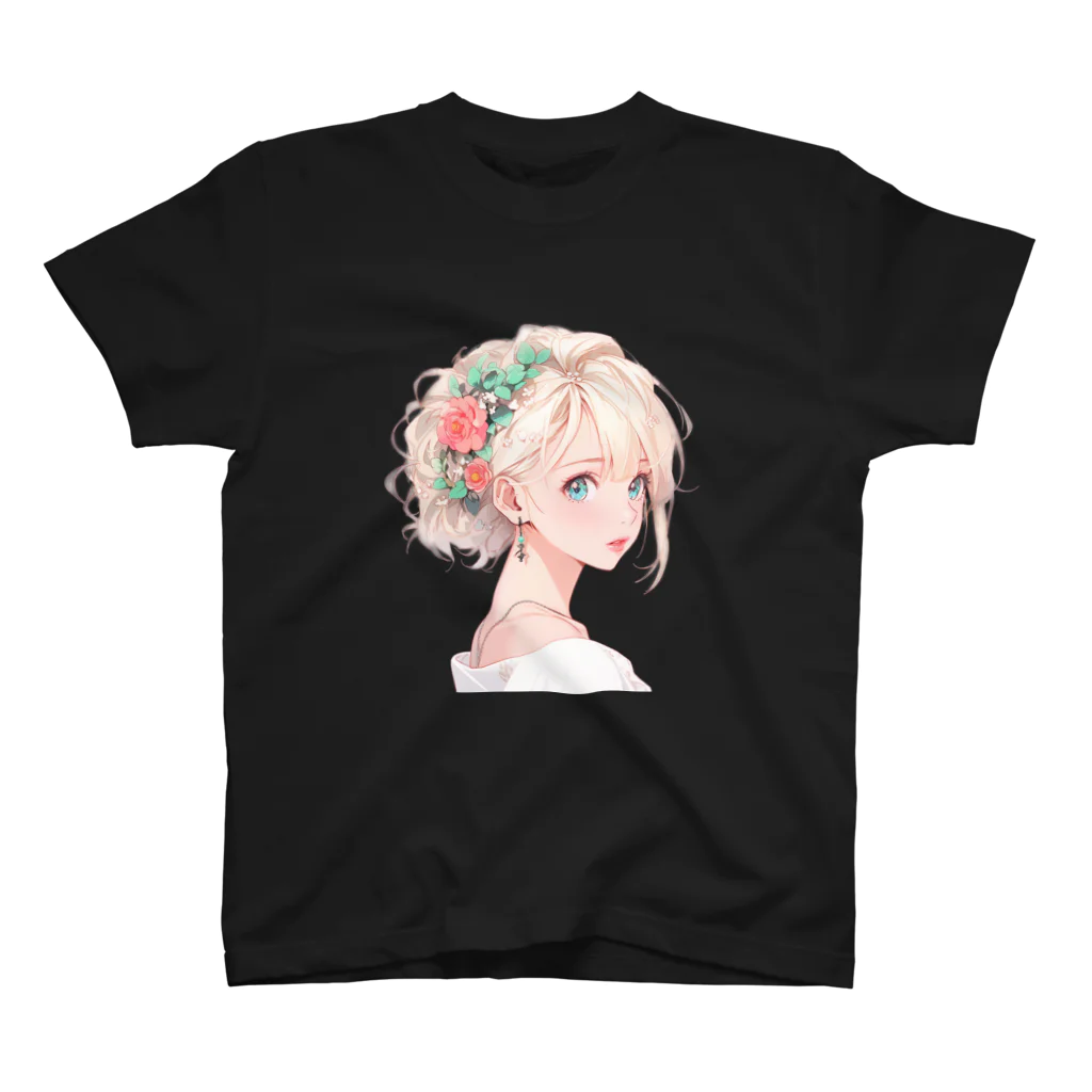 StellaのAI美少女イラスト スタンダードTシャツ